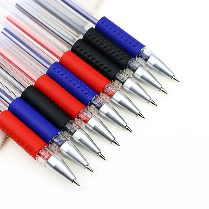 Cheapest Gel Pen Biros Red Blue Black Classical Appearance Fit For School Students Office