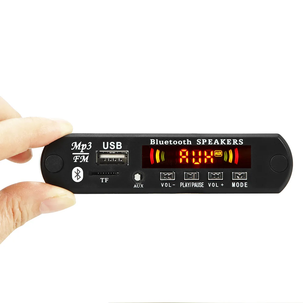  Автомобильный комплект приемника BLE 5 0 mp3-плеер декодер плата цветной экран FM-радио TF USB 3 мм AUX