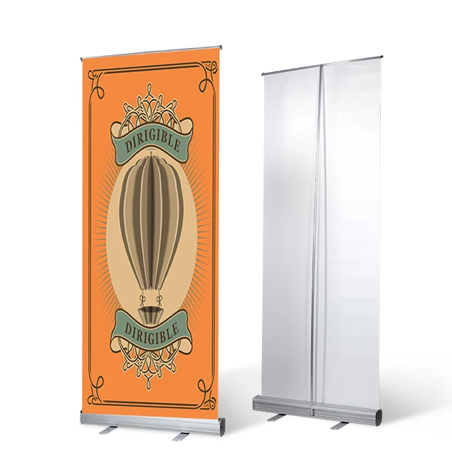 Discount 10% Wholesale Banner Stand Aluminum Retractable Banners Roll up for Advertising and