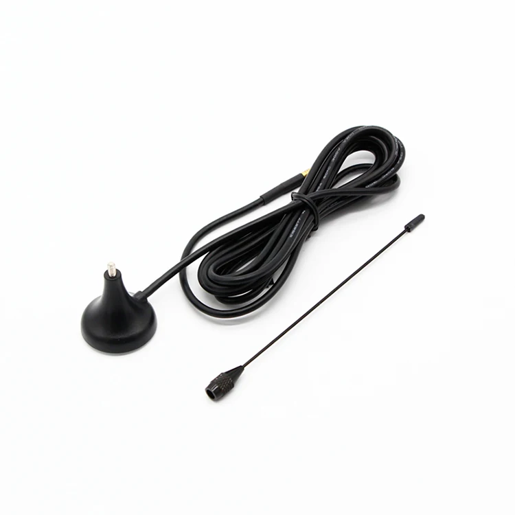 3DBI Best UHF VHF Wireless Digital Car TV Antenna F Male/iec Male for Car Tv Antenna Indoor with Magnetic Mount WL-TVE30150 50W
