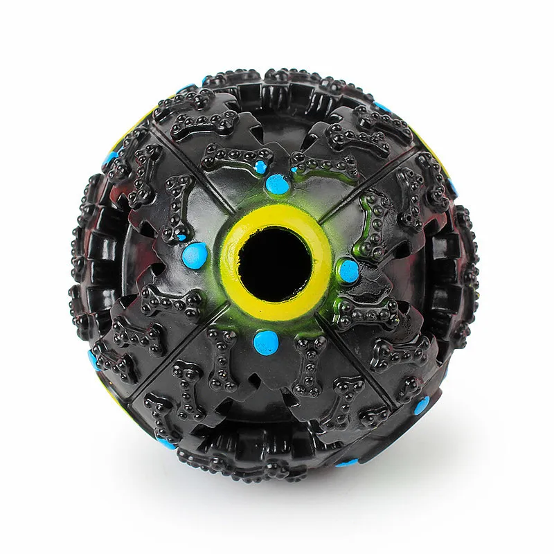 
Pet Dog Cat Play Squeaky Quack Sound Chew Treat Holder Food Leakage Interactive Dog Ball Pet Chew Toys 