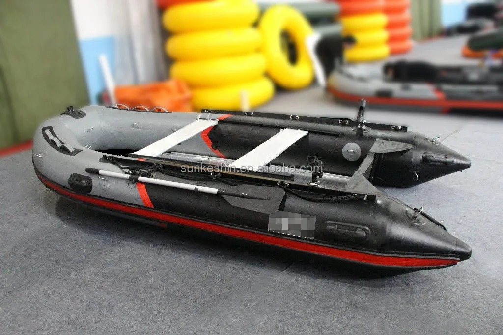 2022 NEW High quality family inflatable foldable fishing boat with aluminum floor
