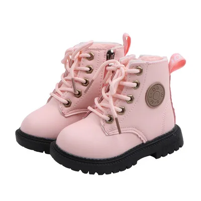 NI AN OEM stivali fall comfortable children latest  cheap casual fashion safety leather army  kids boots children shoes