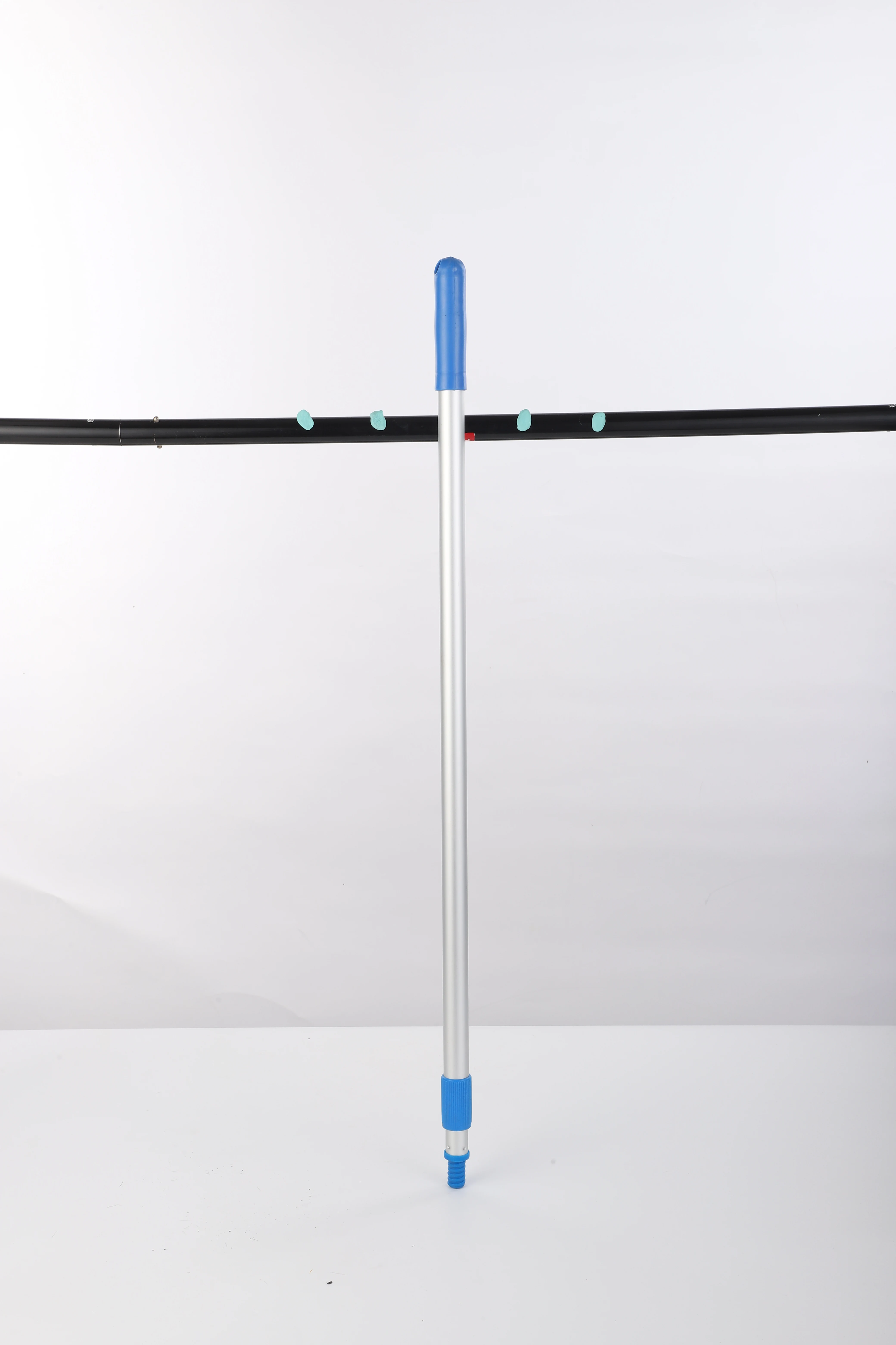 extension telescopic aluminum pole/mop handle/broom handle/swimming pole