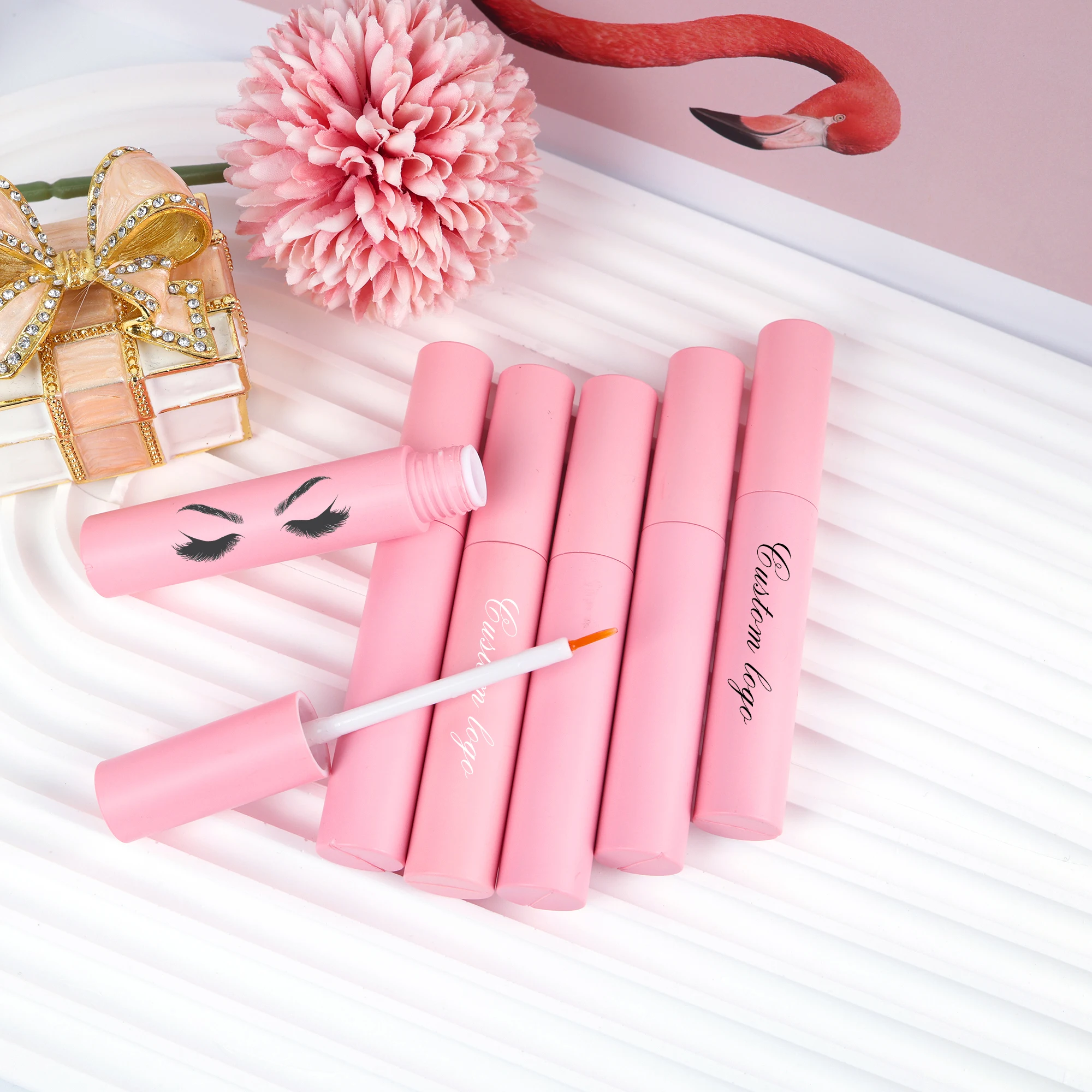 Personalized Waterproof Lash Strip Eyelashes Customized Design Diy Self Eyelash Adhesive Glue wholesale DIY Lash Glue 5g