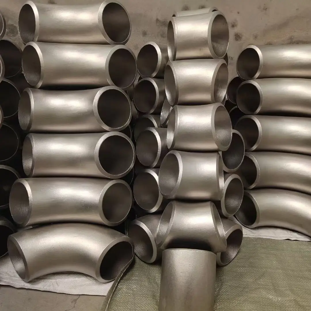 2-Inch Stainless Steel Pipe Fittings SS 304/SS316 NPT BSPT Female Threaded 90 Degree Elbow