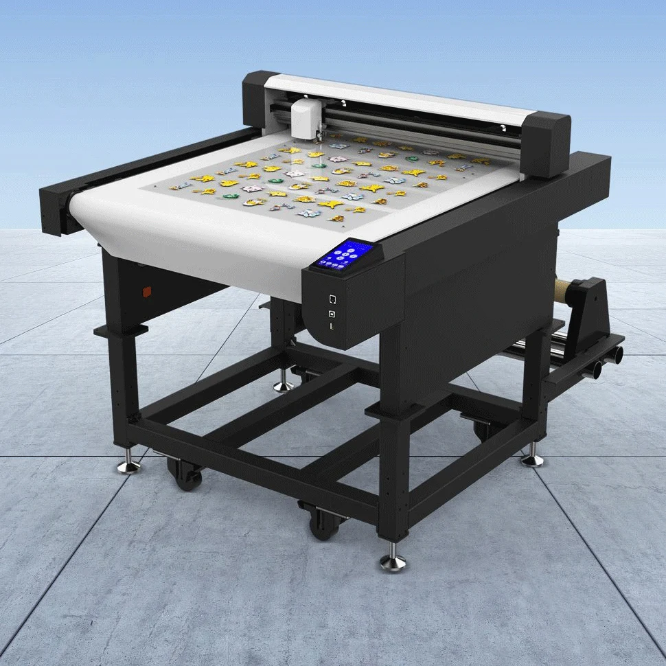 Qike6060C Automatic Feeding flatbed cutter plotter  Flatbed Inkjet cutter flat bed cutter plotter