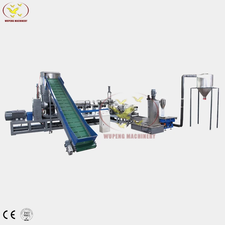 
High capacity PE film double stage pelletizing production line 