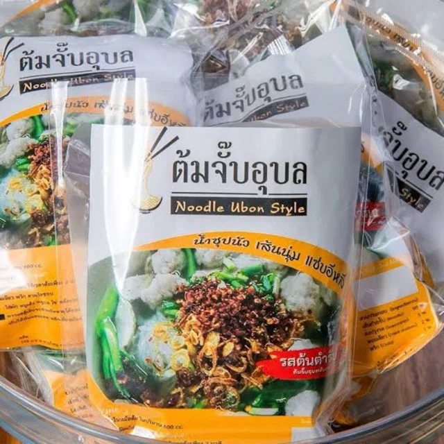 Thai Food Thai Ready to Eat Noodles Instant Noodle with Seasoning Pork Flavor Ready to Eat for Breakfast Lunch Food Restaurant