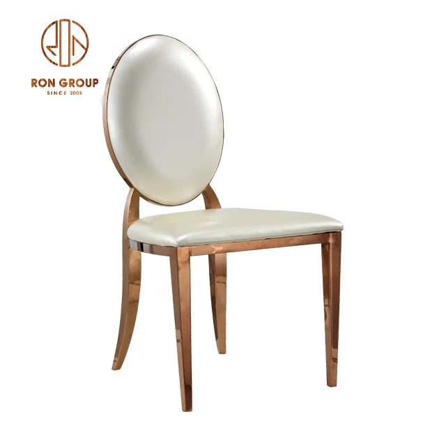 stainless steel white antique chiavari chair for wedding reception