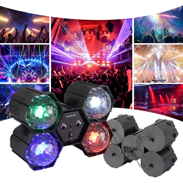  Светодиодный кристаллический мигающий светильник для диджея украшение вечеринки диско-шар
