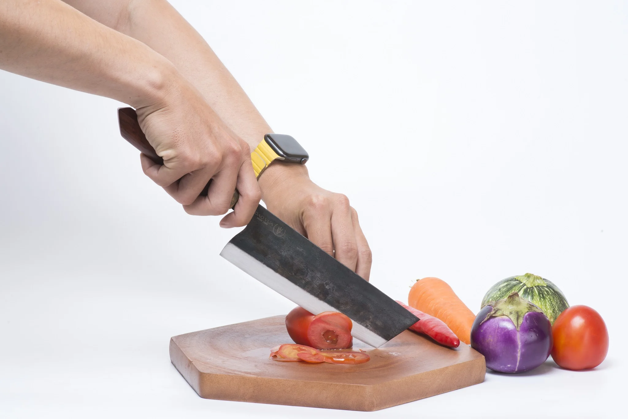 Cheap Japanese Kitchen Knife  Nakiri 210 Hand Forged Knife - NAKIRI KNIVES