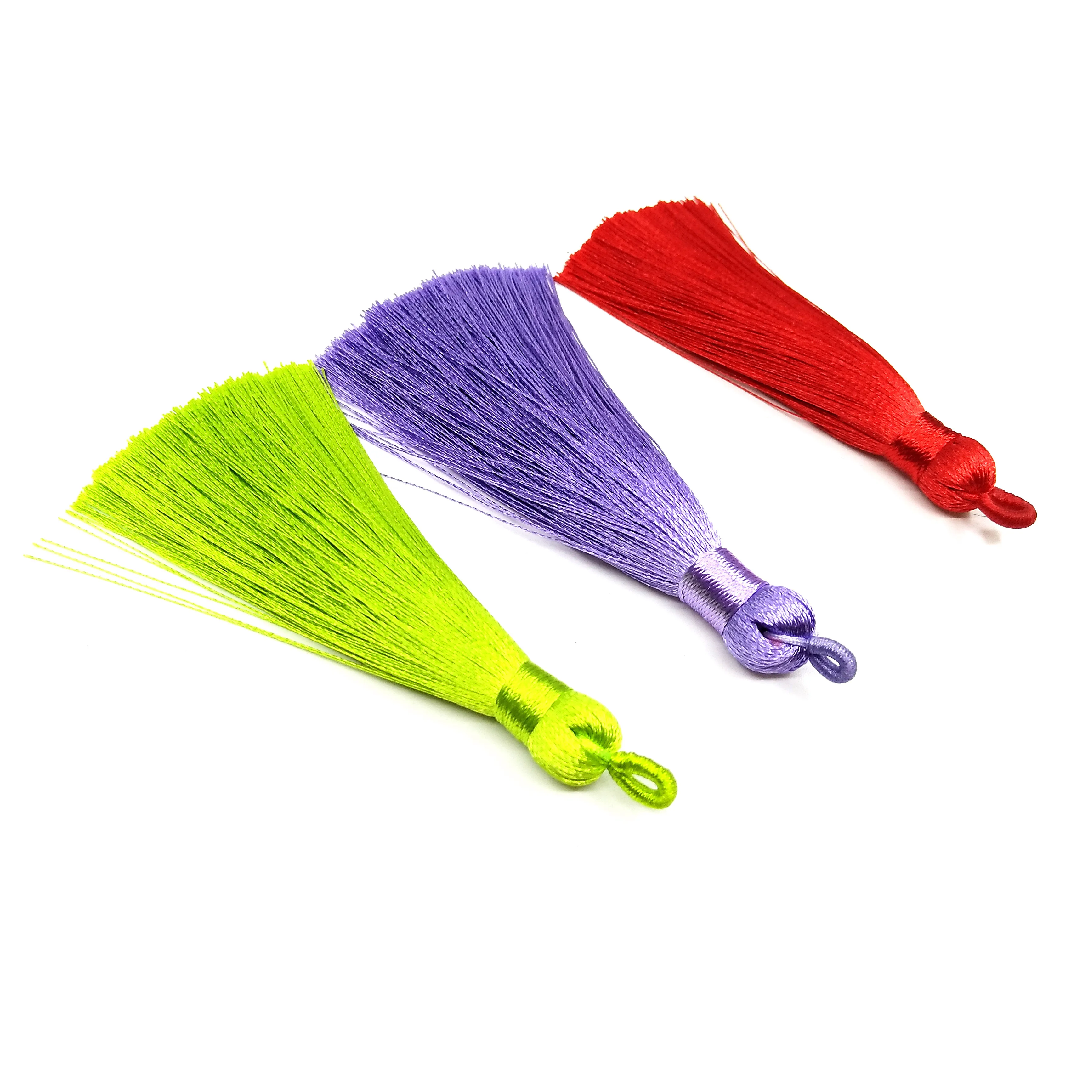 Pink tassel keychain for key& Pink tassel keychain for handbag High quality keychains