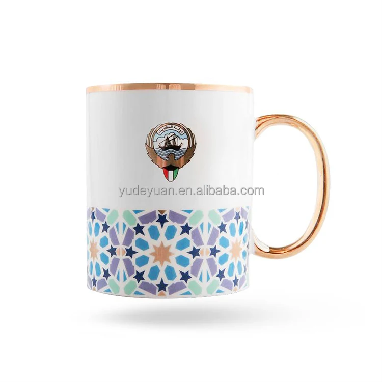 porcelain new bone china middle east arabic turkish mugs and cup wholesale custom shape coffee mugs