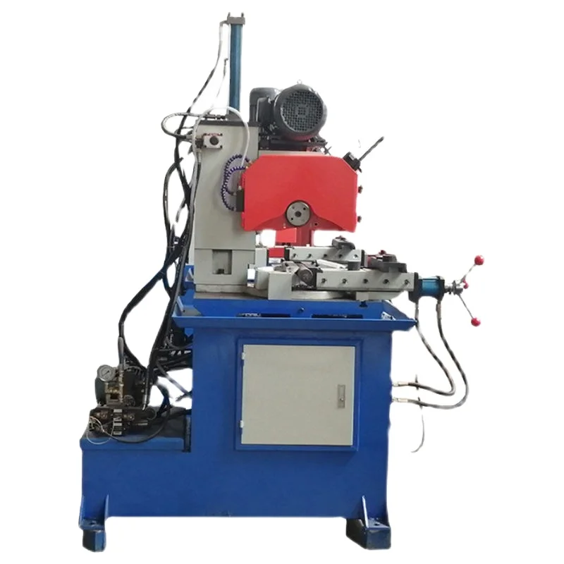 STR High-Efficiency 425Y Hydraulic Semi-Automatic 45-Degree Round Pipe Cutting Machine without Burrs