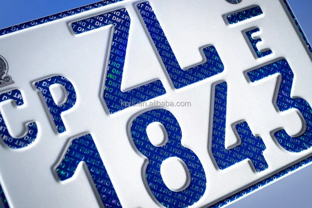 Hot stamping foil for license plate hot stamping machine