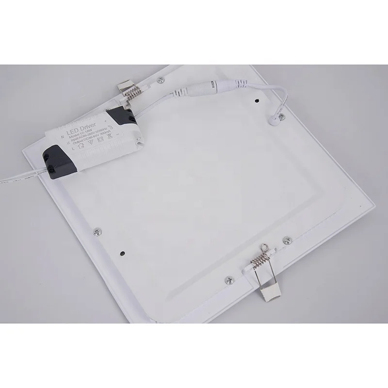 
White 2 Years Warranty Square SMD2835 6W Recessed Led Flat Panel Lighting 
