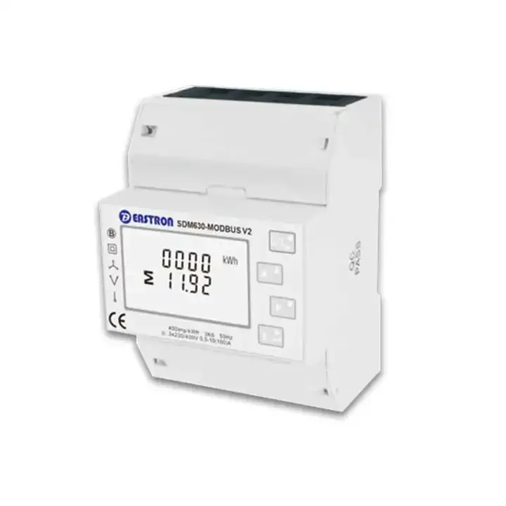 3 Phases Power Three Phase Din Rail Energy Meter SDM630MCT-Mbus Eastron Smart Meter Growatt smart meters
