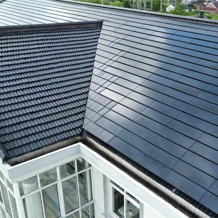 YONZ CARBONADO Real 188 watt flexible factory price thin film roof tiles portable solar tile