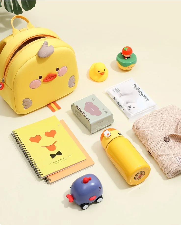 New Comfy Material Kids Preschool bag Mini Travel Bag Daypack Cute Animal Toddler Backpack for Girls boys