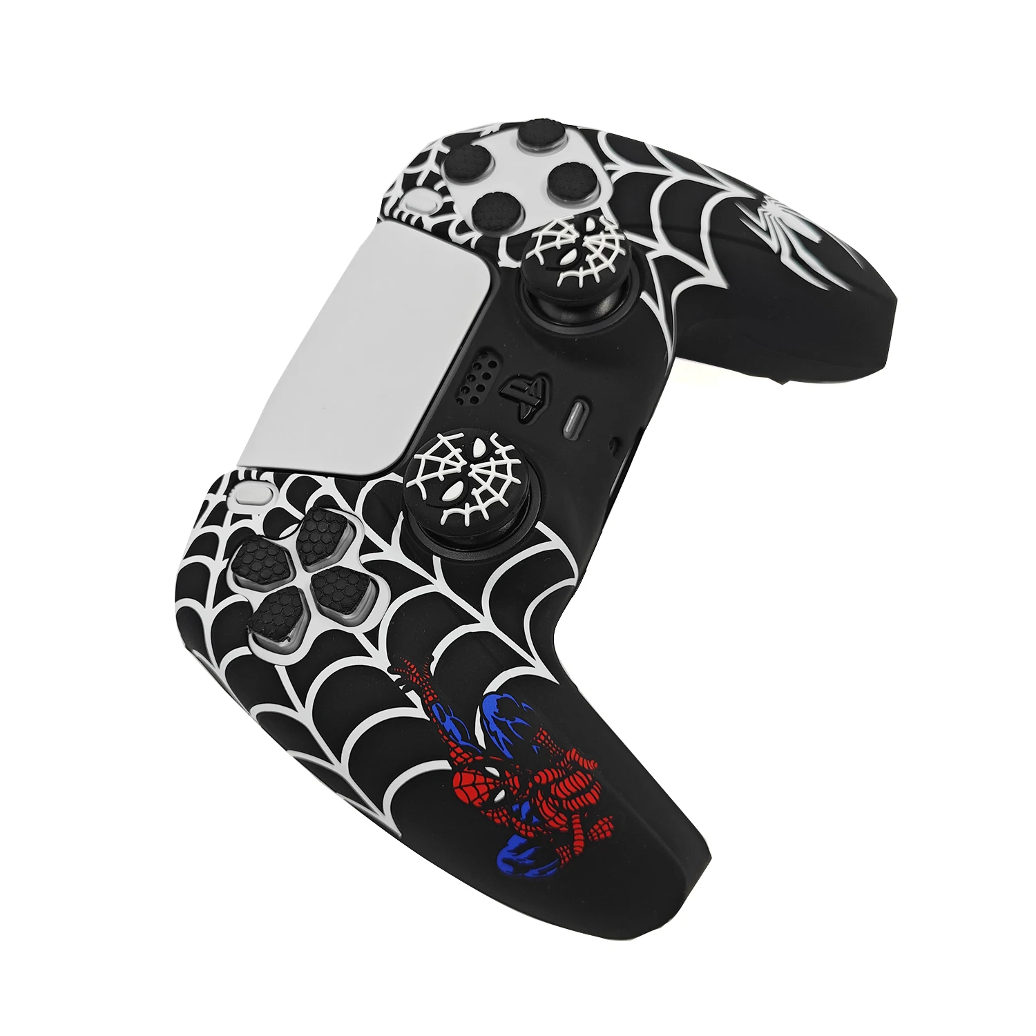 super hero thermal transfer print Silicone Skin Protective grip Cover Case For playstation 5 PS5 dualshock game Controller