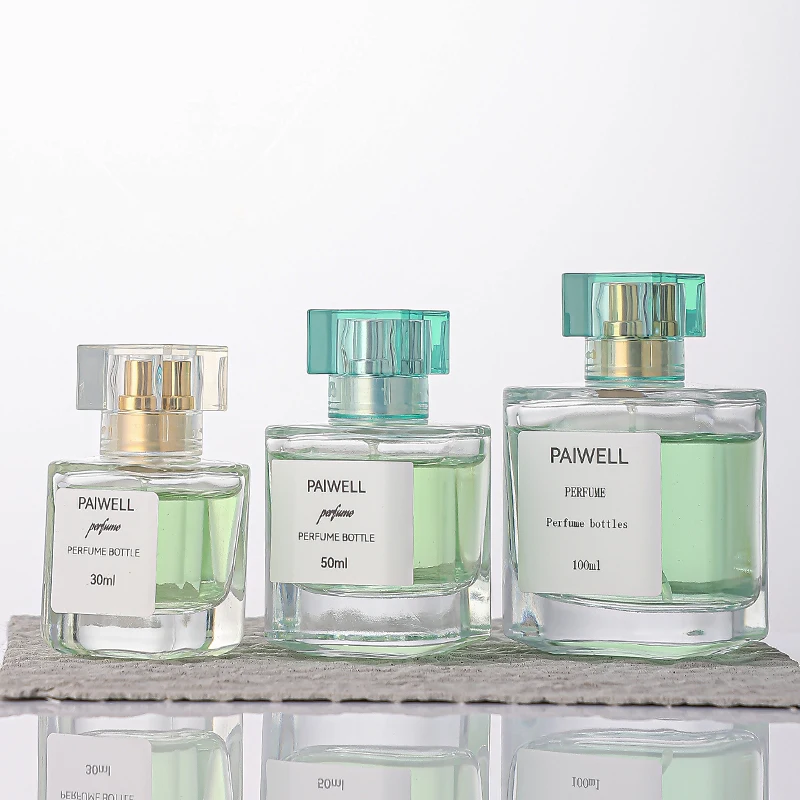 Cylinder thick bottom 30ml 50ml 100ml perfume bottle