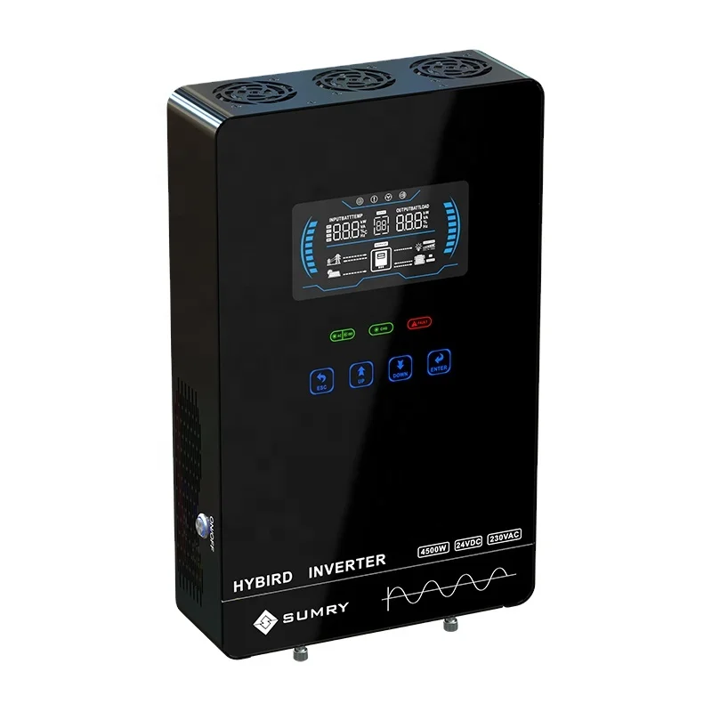 SUMRY HGX 3000W 4000W 4500W 6500W 7200W 150A Mppt On Off Grid Solar Inverter 100V 110V 120V 230V with Glass Touch Screen