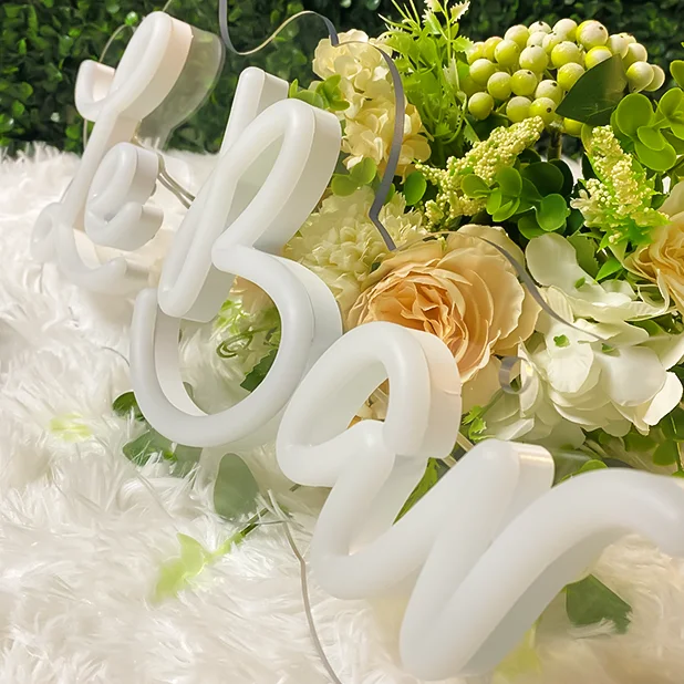 Fast Delivery No MOQ Neon Flex Custom Acrylic Neon Sign 11mm 14mm 16mm for Party or Home Decor