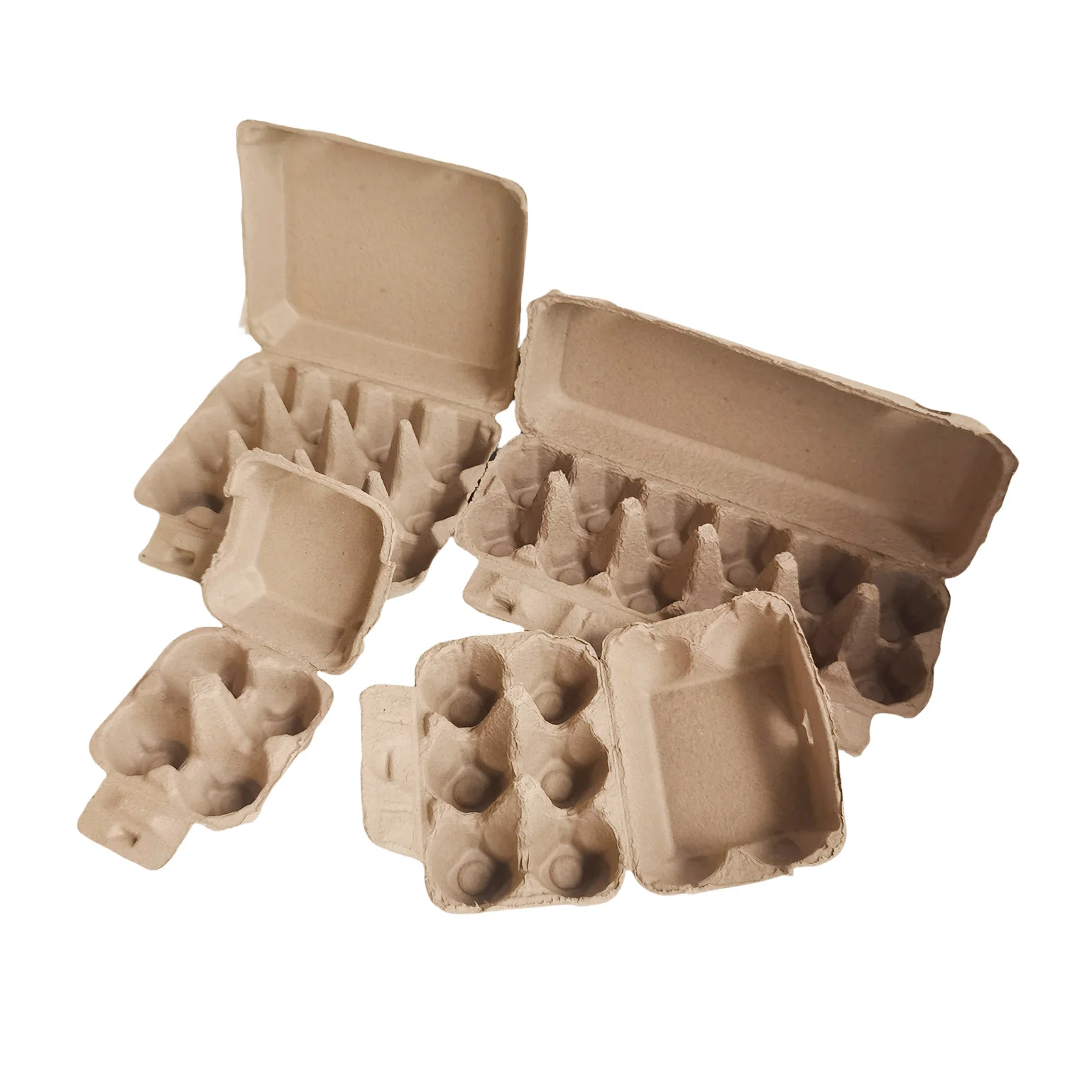 Pulp egg tray is biodegradable and recyclable Honey glass jar packaging tray