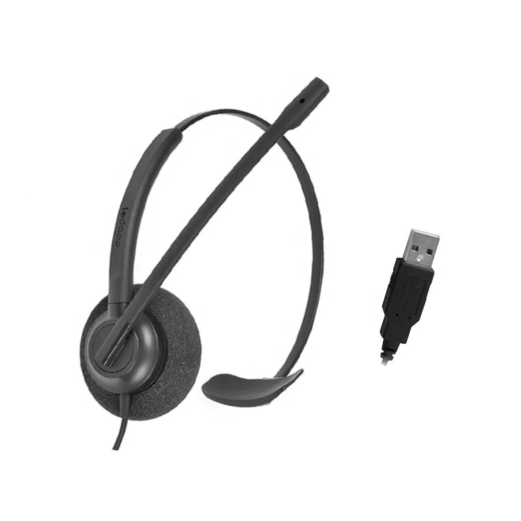 Лидер продаж, USB-гарнитура RoHS для ПК, MAC и планшетов с шумоподавлением