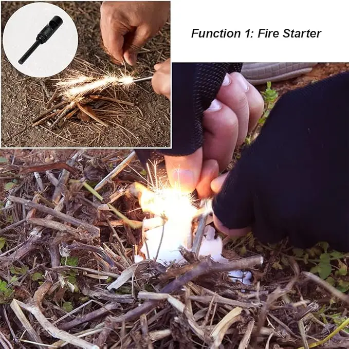 Peakout EDC Emergency Glass Breaker Camping Survival Multi-Function Self Defense Tactical Pen Outdoor Equipment Accessories