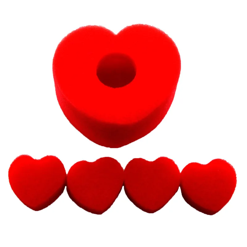 Magic Sponge Heats Appear Sponge Heart Magic Trick Close up Magic Show