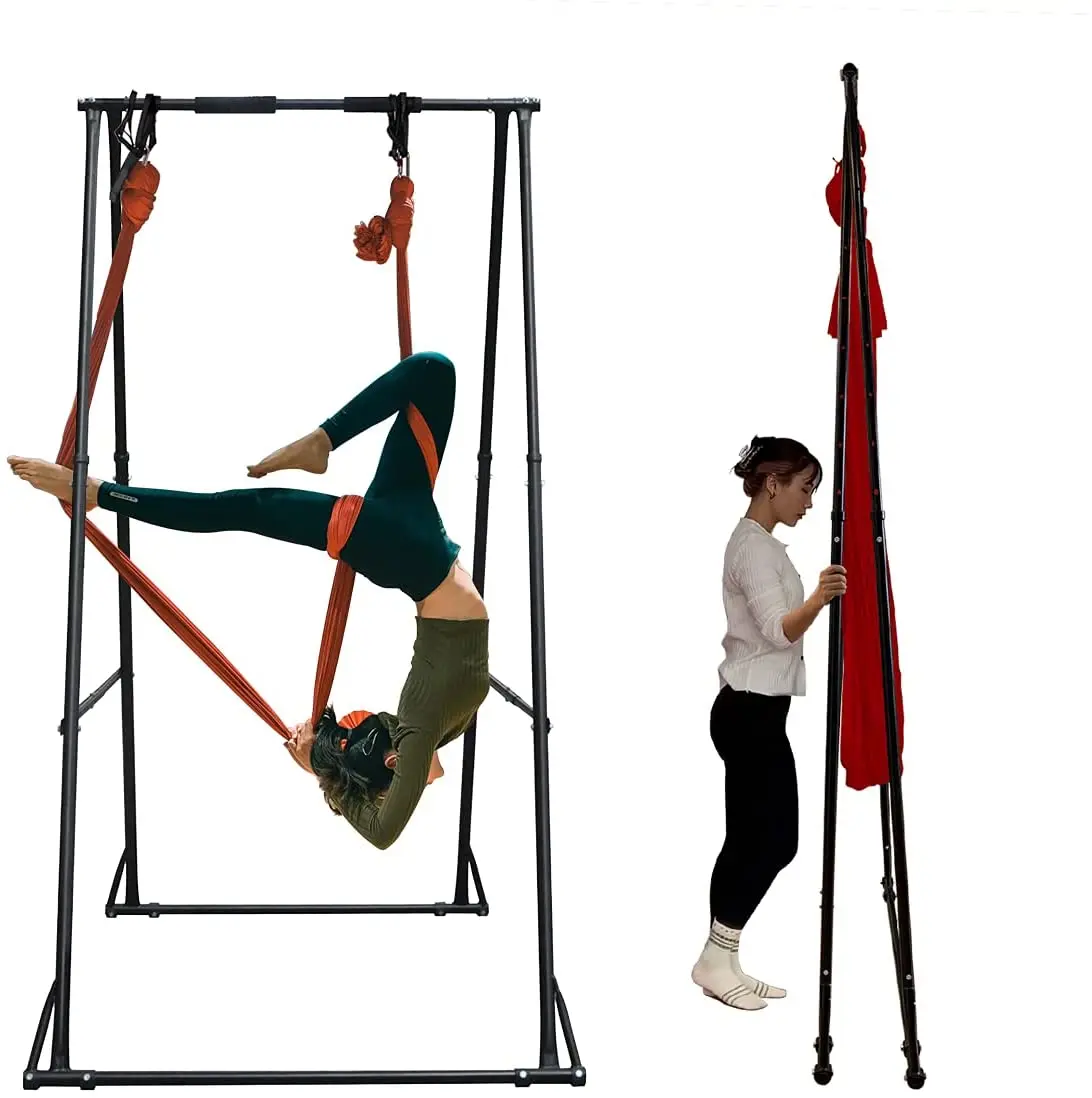 High Quality Fitness Adjustable Aerial Equipment Yoga Swing Hammock Frame Stand