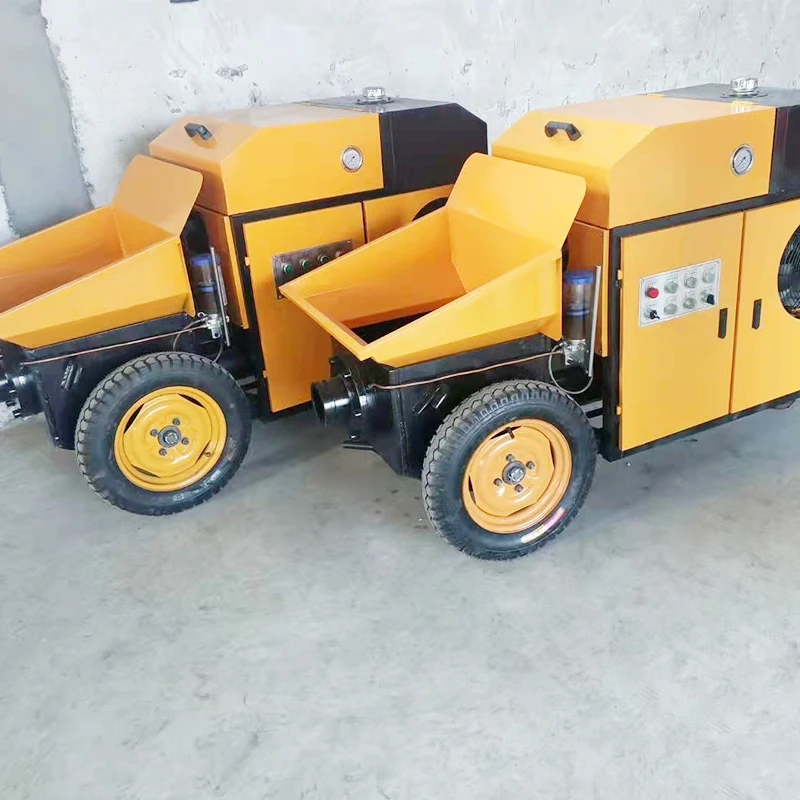 Electric powered concrete pump engine driven construction concrete pump motorized concrete pump