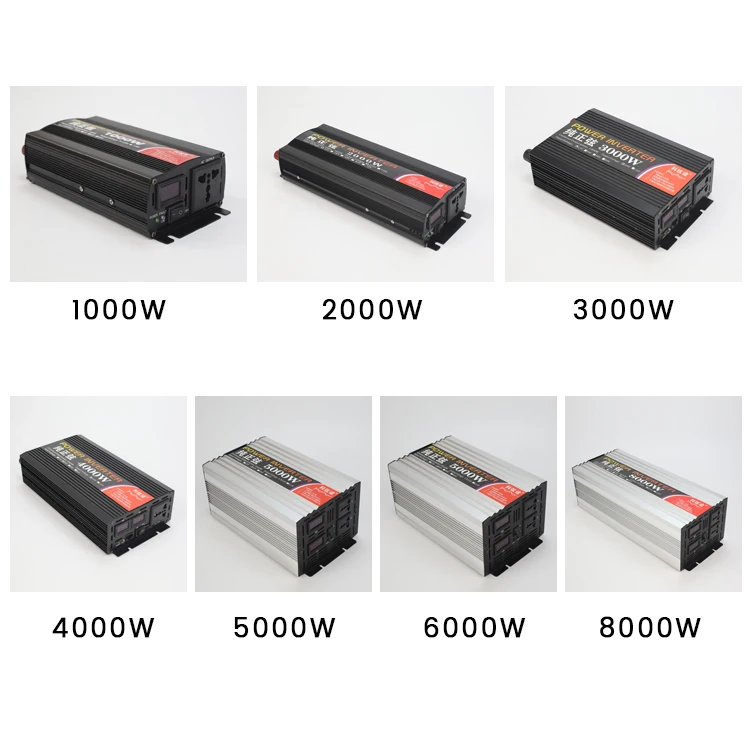 6000W 24V Hybrid Inverter 220V Pure Sine Wave Solar for System