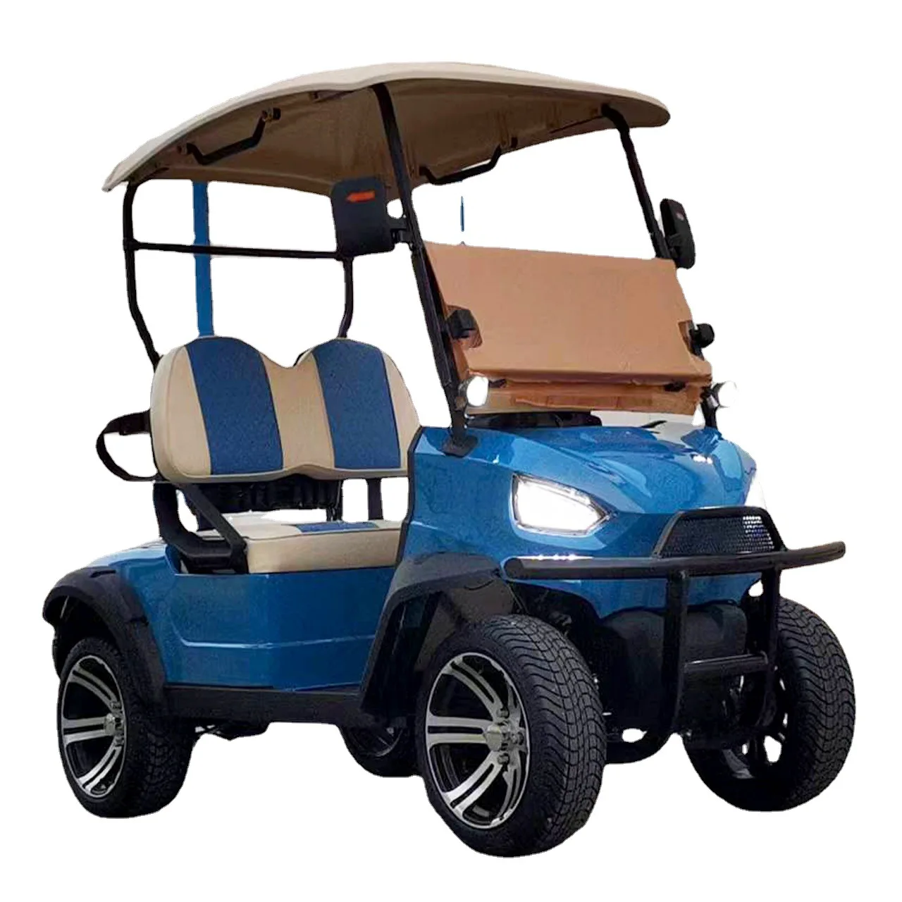 CELifted Golf Cart 2 / 4 / 6 / 8 / 10 Seater Go Kart 48V Motor with Curtis