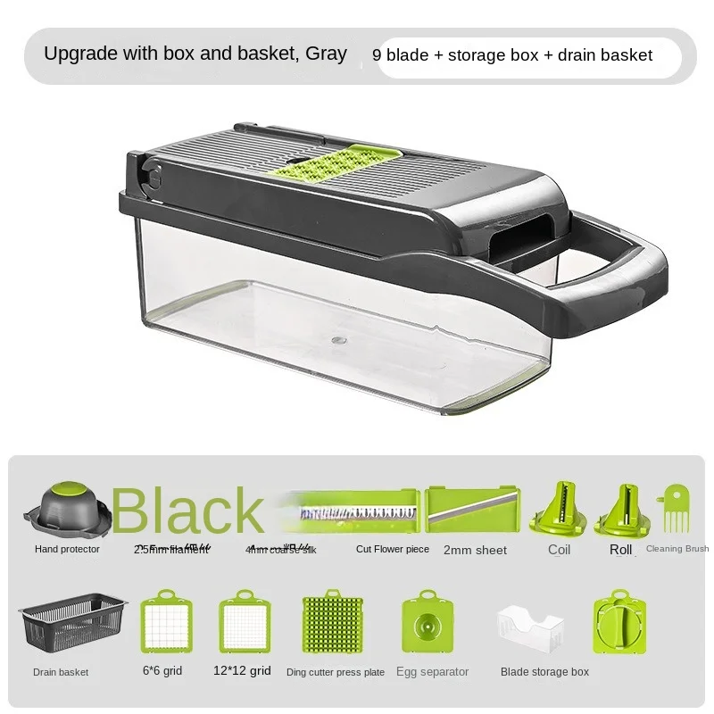Kitchen Gadget 2024 Multifunction Stainless Steel Mandoline Slicer