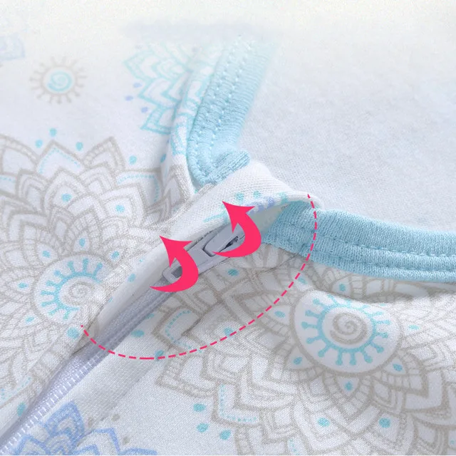 Customized 100% Cotton Kids Baby Sleep Bag Baby Zip Baby Sleeping Bag kids sleeping bags