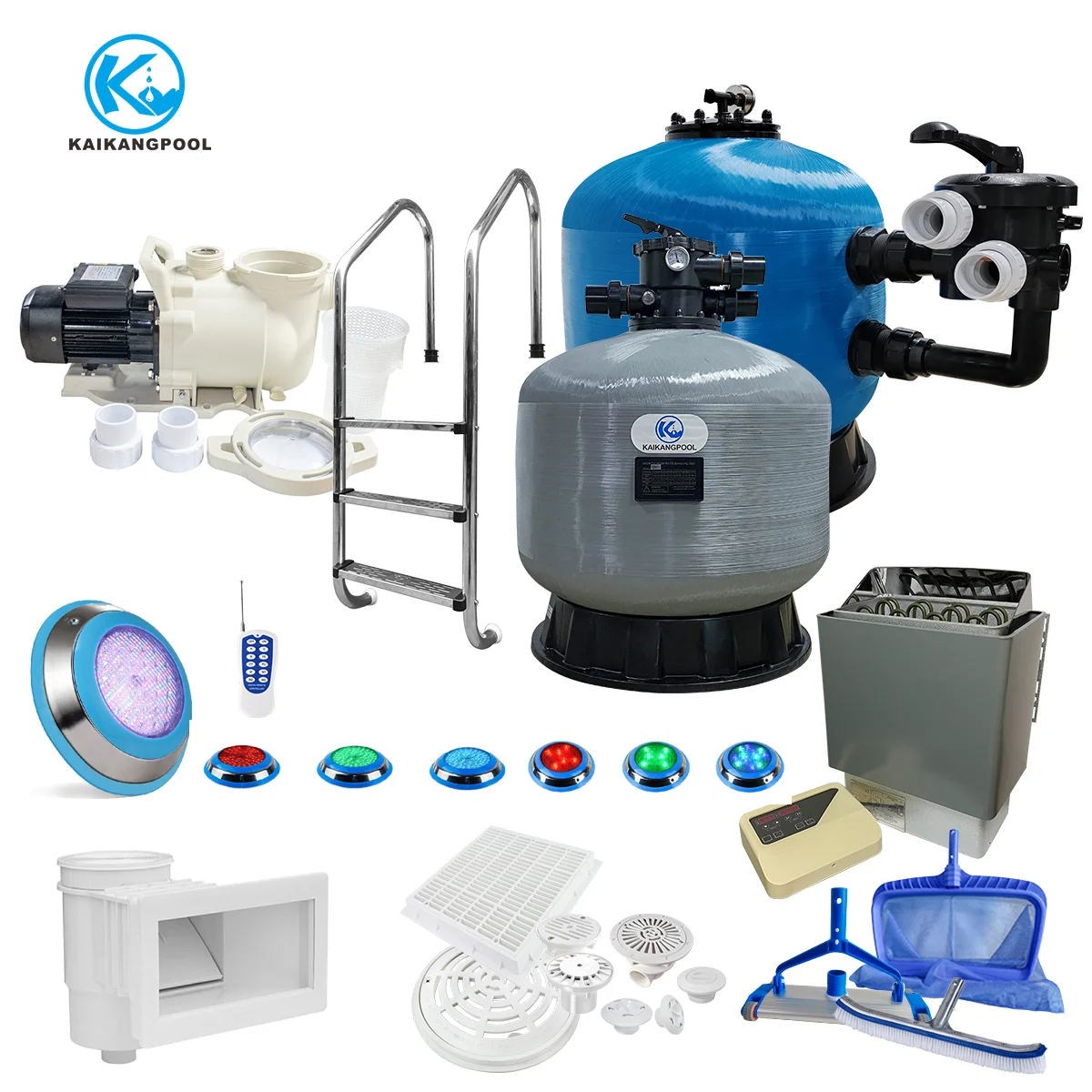 KAIKANG Commercial Or Home Swimming hayward pool de filter pool filter set sand pool filter