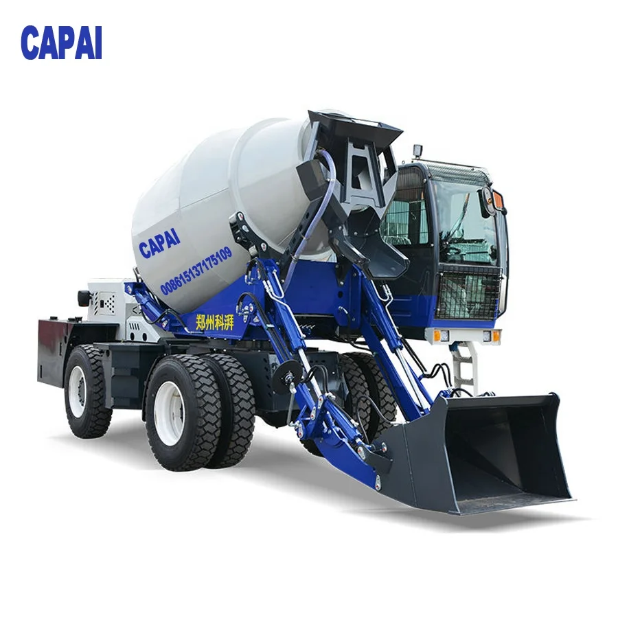 ZKEPAI CAPAI Concrete Mixer Truck Efficient Cement Mixer for Construction Use