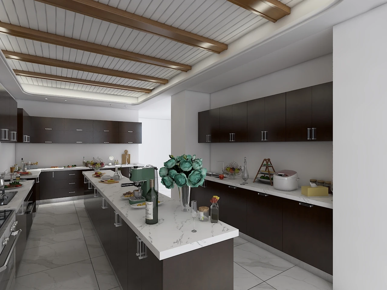 2019 European Style High Gloss Lacquer Complete Kitchen Cabinet Units Design with Accessories