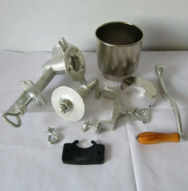 Chili powder making machine manual home use cast iron grinding hand operating grain mill