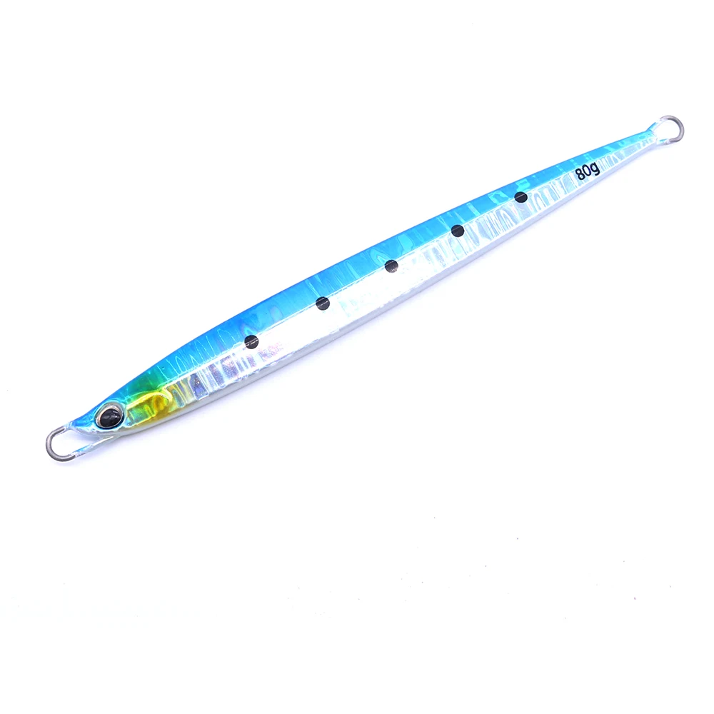 Jiggingpro Jigging Lure Fishing 80g 100g 160g 200g Speed Jig For Tuna TVertical Metal Jig Fishing Lures Hard Artificial Bait