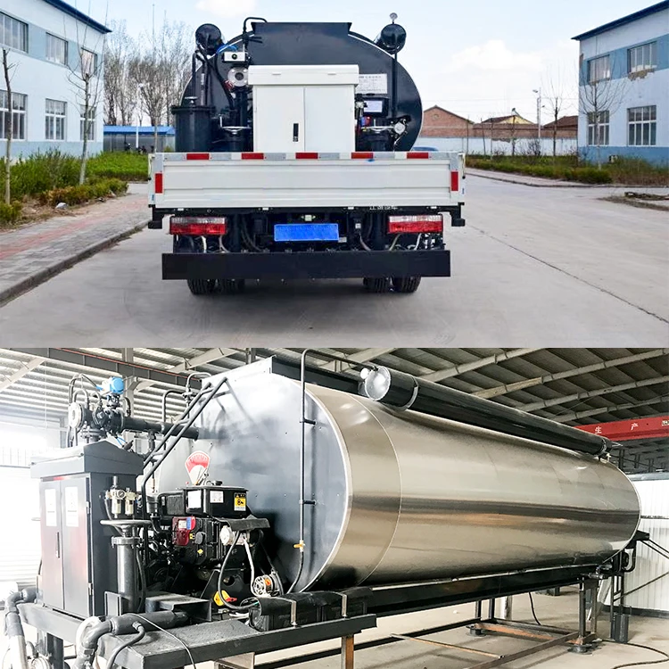 6000L Road construction equipment asphalt distributor trailer for sale