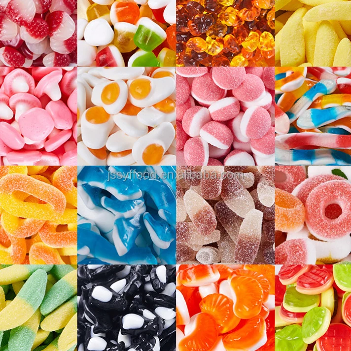 OEM/ODM Candy Manufacturer Wholesale Bulk Multicolor Fruit Flavour Soft Gummy Worm