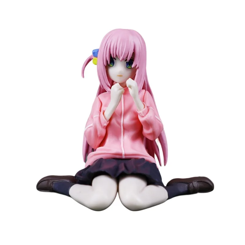 8.5CM Anime Bocchi the Rock Gotoh Hitori Sitting Girl PVC Action Figures Action Figures Model Toy Gif
