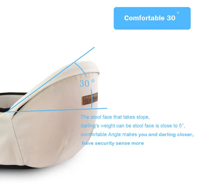 Happyflute Baby Hip Seat Carrier Waist Stool Convenient Baby Front Carrier for 3-36 Month