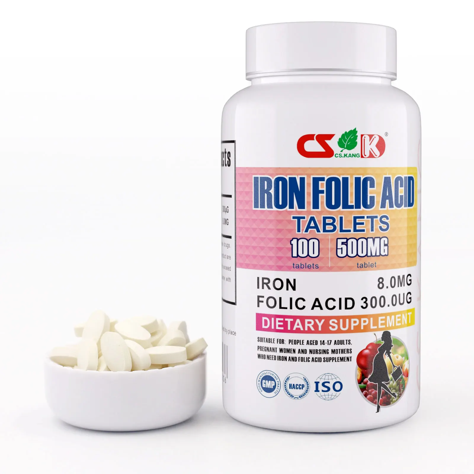 Таблетки Folate для беременных женщин, добавка для здоровья крови, таблетки из листовой кислоты