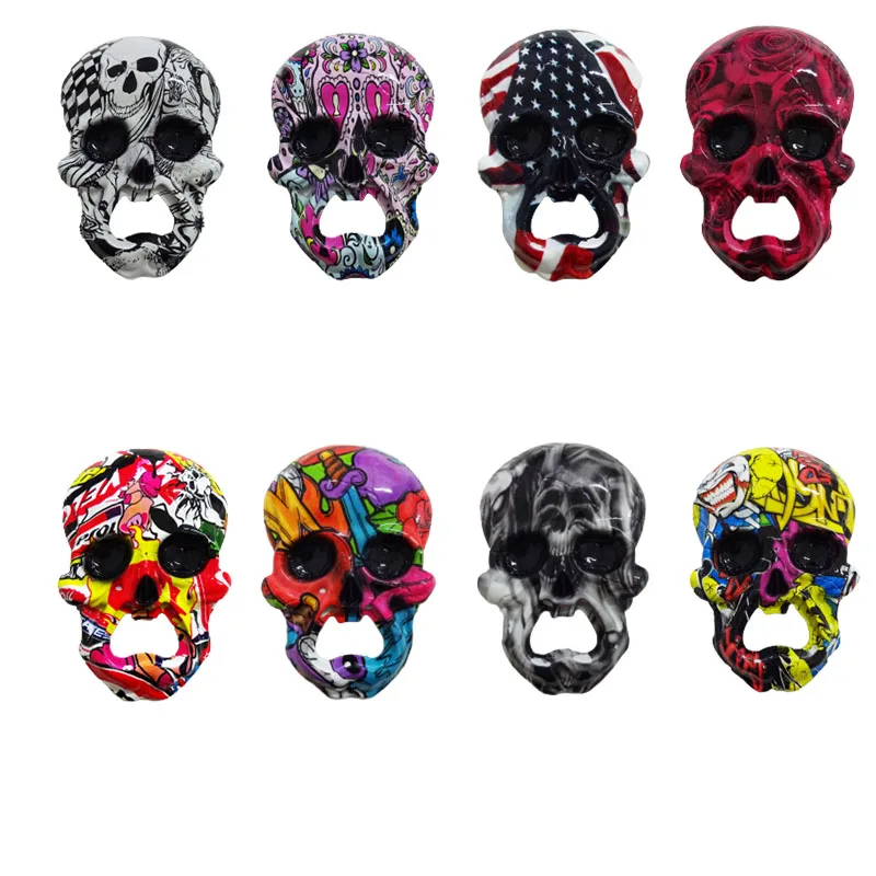 Изготовленный На Заказ Сувенирный день мертвецов с изображением мексиканского черепа магнит на холодильник открывалка для пивных бутылок из смолы