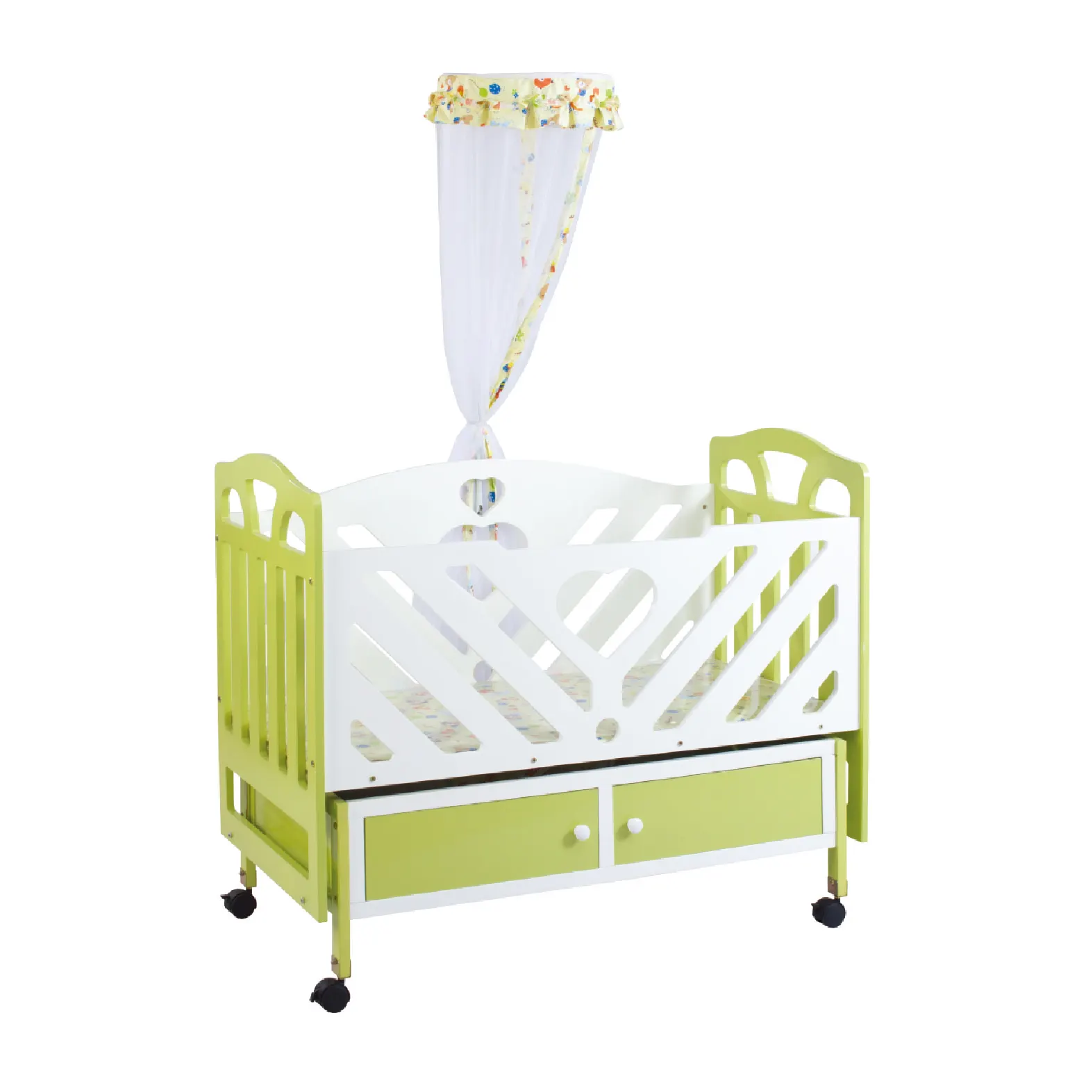 wooden Baby cot bed cradles swing bed designs in 5382